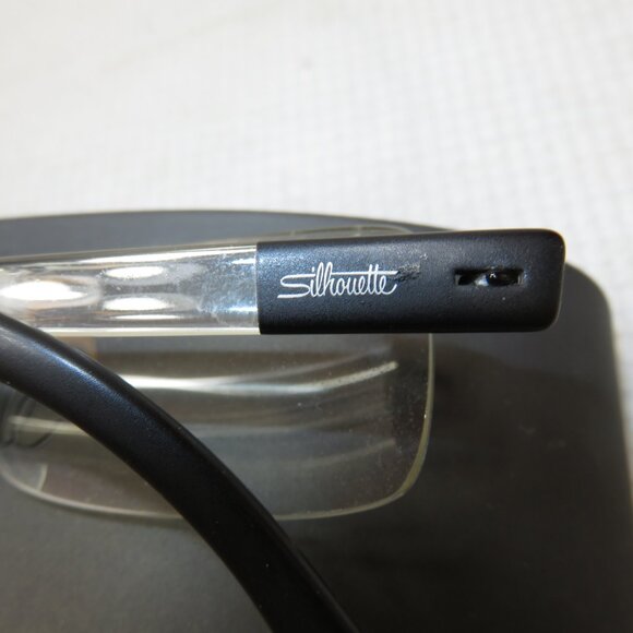 Silhouette 7731 Titanium Eyeglasses rimless 6053 Black size 49-21-140 Frame Only - Picture 4 of 13